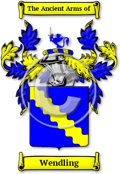 Wendling Family Crest Download (jpg) Legacy Series - 150 DPI