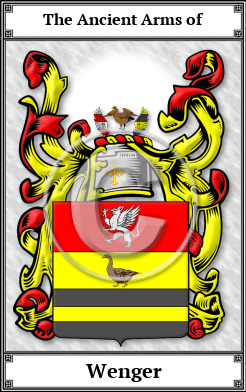 Wenger Family Crest Download (JPG) Book Plated - 600 DPI
