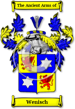 Wenisch Family Crest Download (JPG) Legacy Series - 600 DPI