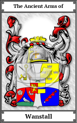 Wanstall Family Crest Download (JPG)  Book Plated - 150 DPI