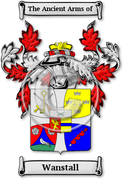 Wanstall Family Crest Download (jpg) Legacy Series - 150 DPI