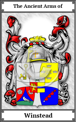 Winstead Family Crest Download (JPG) Book Plated - 600 DPI
