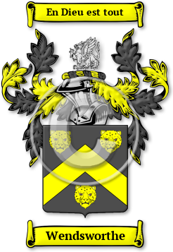Wendsworthe Family Crest Download (jpg) Legacy Series - 150 DPI