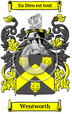 Wentworth Family Crest Download (JPG) Heritage Series - 600 DPI
