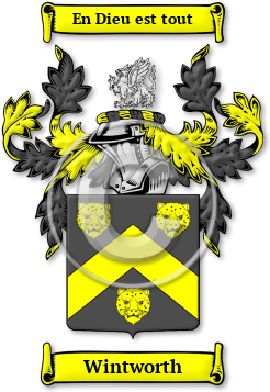 Wintworth Family Crest Download (jpg) Legacy Series - 150 DPI