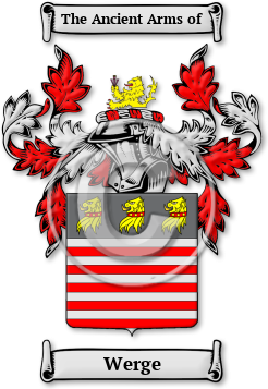 Werge Family Crest Download (jpg) Legacy Series - 150 DPI