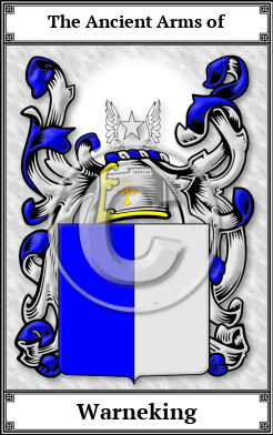 Warneking Family Crest Download (JPG)  Book Plated - 150 DPI