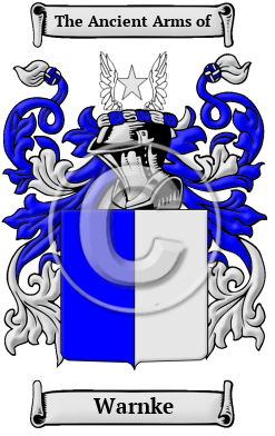 Warnke Family Crest Download (JPG) Heritage Series - 600 DPI