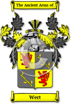 Wert Family Crest Download (jpg) Legacy Series - 150 DPI