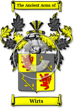 Wirts Family Crest Download (jpg) Legacy Series - 150 DPI