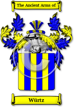 Würtz Family Crest Download (JPG) Legacy Series - 600 DPI
