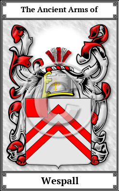 Wespall Family Crest Download (JPG)  Book Plated - 150 DPI