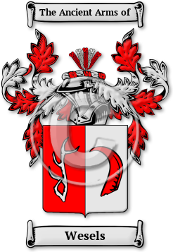 Wesels Family Crest Download (jpg) Legacy Series - 150 DPI