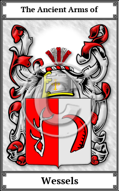 Wessels Family Crest Download (JPG)  Book Plated - 150 DPI