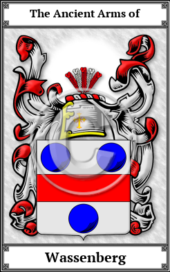 Wassenberg Family Crest Download (JPG)  Book Plated - 150 DPI