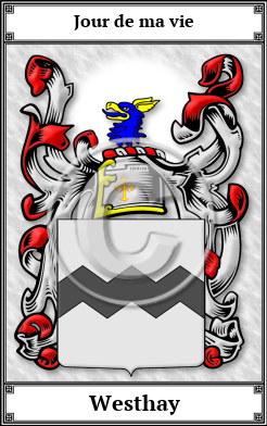 Westhay Family Crest Download (JPG) Book Plated - 600 DPI