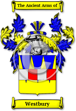 Westbury Family Crest Download (jpg) Legacy Series - 150 DPI