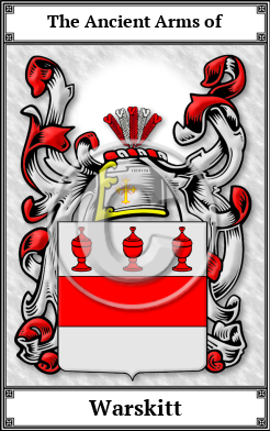 Warskitt Family Crest Download (JPG)  Book Plated - 150 DPI