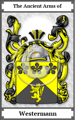 Westermann Family Crest Download (JPG)  Book Plated - 150 DPI