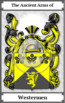 Westermen Family Crest Download (JPG)  Book Plated - 150 DPI