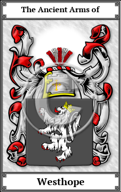 Westhope Family Crest Download (JPG) Book Plated - 600 DPI