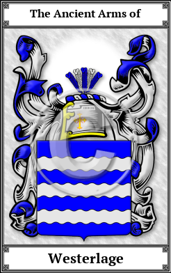 Westerlage Family Crest Download (JPG)  Book Plated - 150 DPI