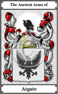 Atgate Family Crest Download (JPG)  Book Plated - 150 DPI