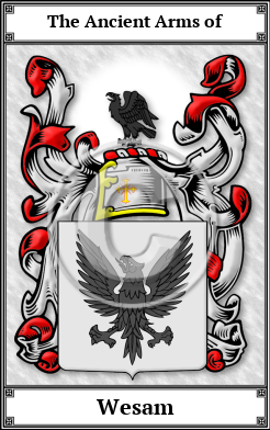 Wesam Family Crest Download (JPG)  Book Plated - 150 DPI