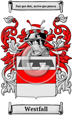 Westfall Family Crest Download (JPG) Heritage Series - 600 DPI