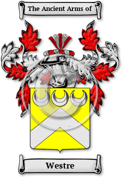 Westre Family Crest Download (jpg) Legacy Series - 150 DPI