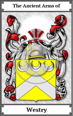 Westry Family Crest Download (JPG)  Book Plated - 150 DPI