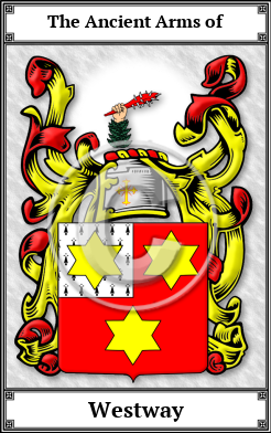Westway Family Crest Download (JPG)  Book Plated - 150 DPI
