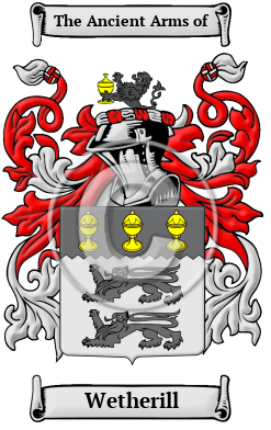 Wetherill Family Crest/Coat of Arms