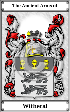 Witheral Family Crest Download (JPG) Book Plated - 600 DPI