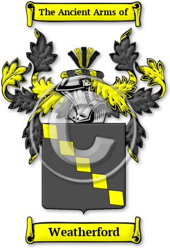 Weatherford Family Crest Download (jpg) Legacy Series - 150 DPI