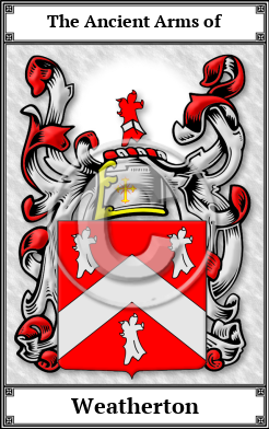 Weatherton Family Crest Download (JPG)  Book Plated - 150 DPI