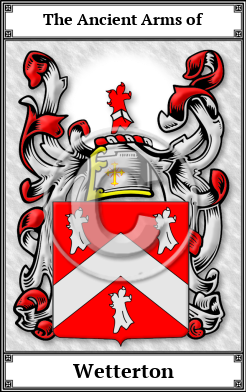 Wetterton Family Crest Download (JPG)  Book Plated - 150 DPI