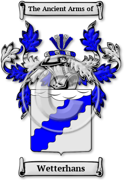 Wetterhans Family Crest Download (jpg) Legacy Series - 150 DPI