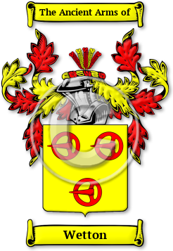 Wetton Family Crest Download (jpg) Legacy Series - 150 DPI