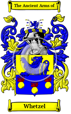 Whetzel Family Crest Download (JPG) Heritage Series - 600 DPI