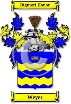 Weyer Family Crest Download (jpg) Legacy Series - 150 DPI