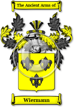 Wiermann Family Crest Download (jpg) Legacy Series - 150 DPI