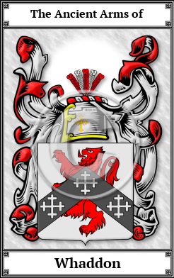 Whaddon Family Crest Download (JPG)  Book Plated - 150 DPI