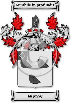 Wetey Family Crest Download (jpg) Legacy Series - 150 DPI