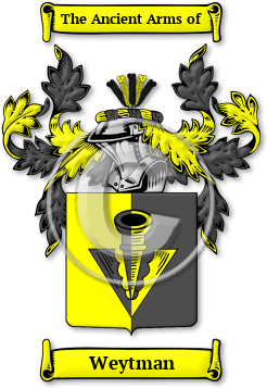 Weytman Family Crest Download (jpg) Legacy Series - 150 DPI