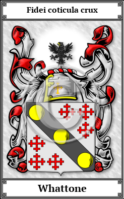 Whattone Family Crest Download (JPG)  Book Plated - 150 DPI