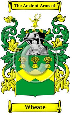 Wheate Family Crest/Coat of Arms