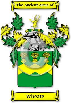 Wheate Family Crest Download (jpg) Legacy Series - 150 DPI
