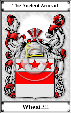 Wheatfill Family Crest Download (JPG)  Book Plated - 150 DPI