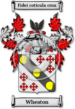 Wheaton Family Crest Download (jpg) Legacy Series - 150 DPI